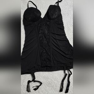 La SENZA Black Lace Chemise